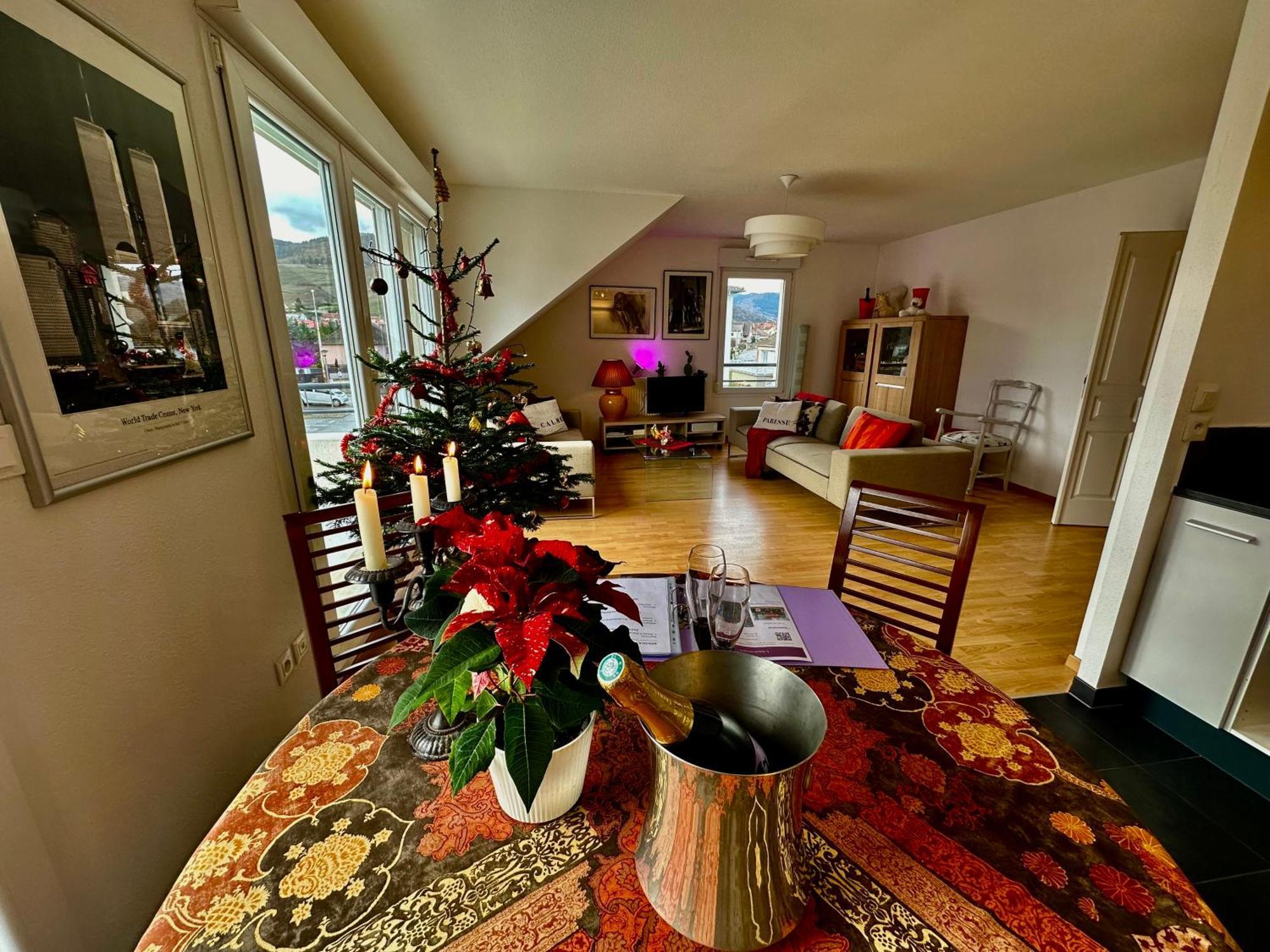 A2 Pas De Colmar Terrasse,Parking Apartment Wintzenheim Bagian luar foto